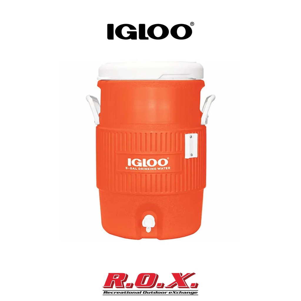IGLOO 5 GAL ST ORNG 2P กระติกน้ำเก็บอุณหภูมิ  กระติกน้ำอเนกประสงค์   กระติกน้ำแคมป์ปิ้ง กระติกใส่เคร