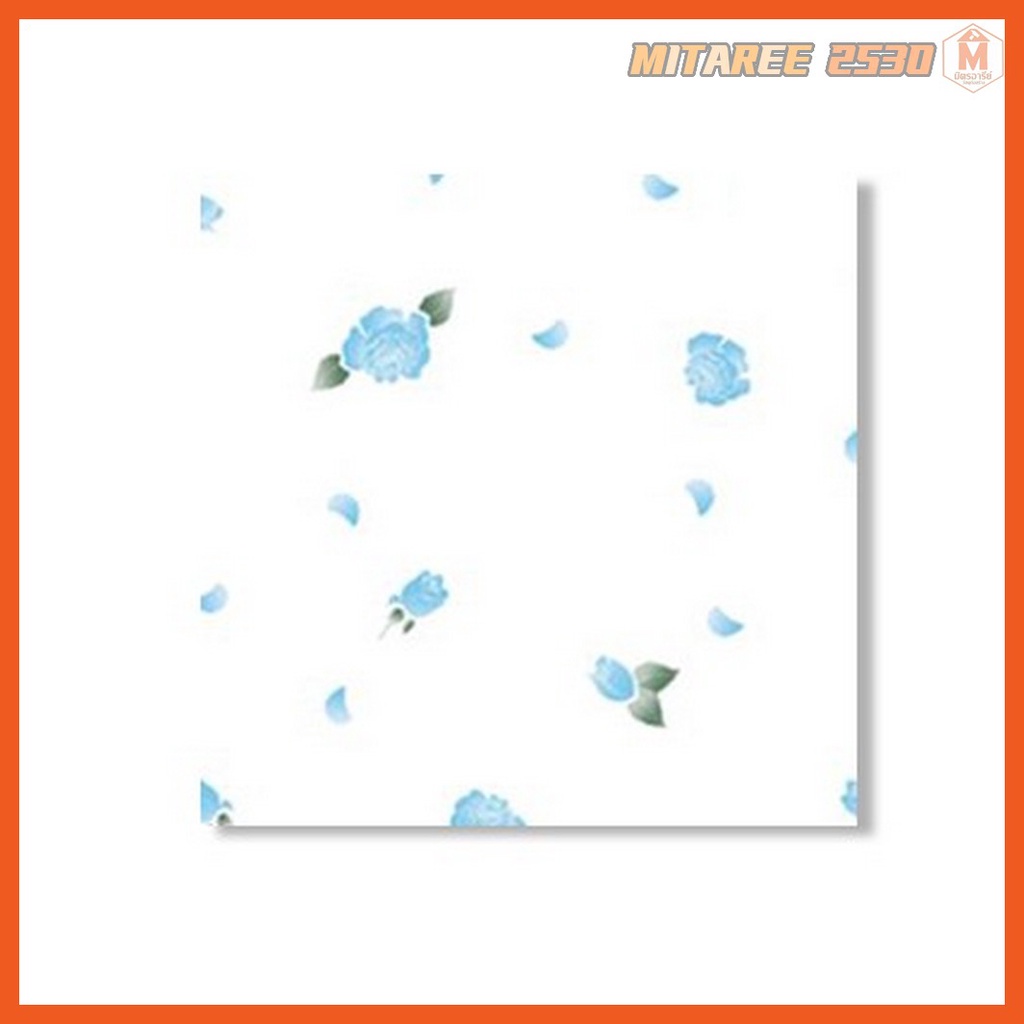 ซุปเปอร์สมาท์บอร์ด ดอกกุหลาบสวรรค์ แผ่นฝ้าเพดาน60x60 ตราSCG(10แผ่น)(จำกัด 1คำสั่งซื้อต่อ 1 กล่อง เท่