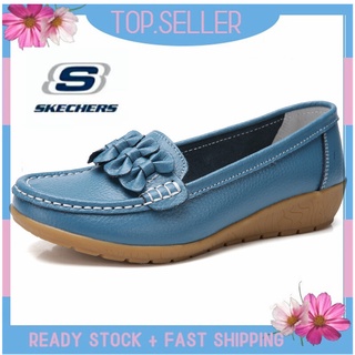 [พร้อมส่ง] *Skechers__go Walk Arch Fit รองเท้าแตะโลฟเฟอร์ ส้นแบน แบบสวม สําหรับผู้หญิง ผู้ชาย