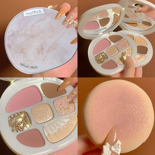 MAFFICK Eyeshadow Disc Powder Palette พาเลททาตา7สี