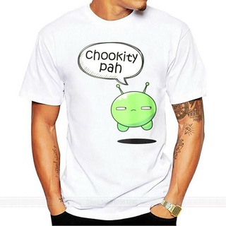 [S-5XL] Chookity Pah เสื้อยืด ผ้าฝ้าย 100% พิมพ์ลายอนิเมะ Kawaii สีขาว สําหรับลดราคา#39;s