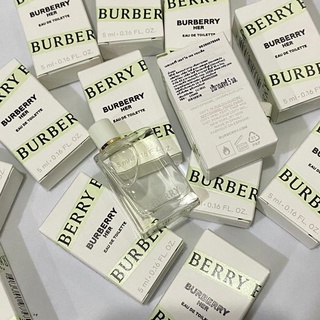 แท้💯%น้ำหอม BURBERRY HER EAU DE TOILETTE Edition 5ml.