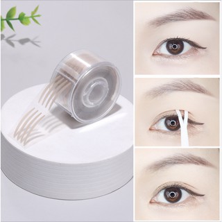 Mesh lace double eyelid paste no trace natural invisibility super sticky durable flesh color reel 600 paste