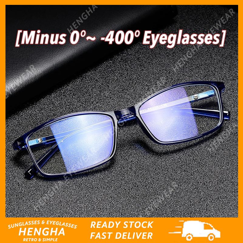 【HENGHA】ขายส่ง【แว่นตาป้องกันสีน้ำเงิน】แว่นตาสายตาสั้นแว่นสายตาแว่นตาป้องกันสีน้ำเงิน