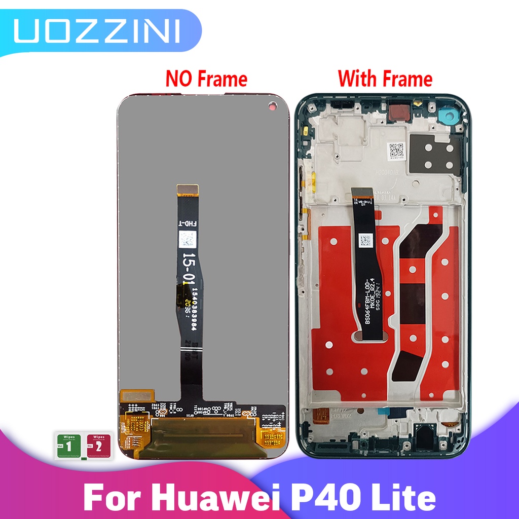 For Huawei P40 Lite JNY-LX1 LCD Display 10 Touch Screen Replacement For Nova 7i JNY-LX2, P 40 Lite L