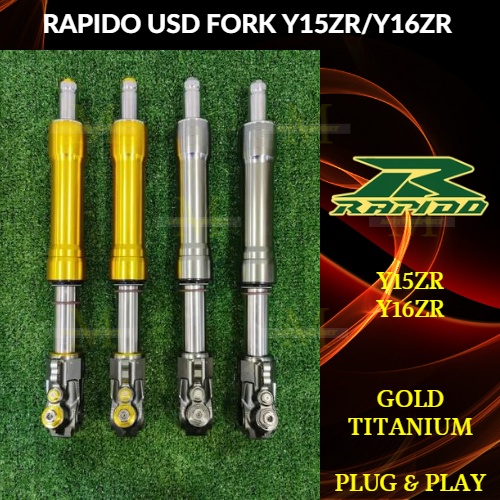 RAPIDO USD FORK Y15ZR/Y15/Y16ZR R2 SERIES ด้านข้างลง (ใหม่) TURUN FORK 26MM