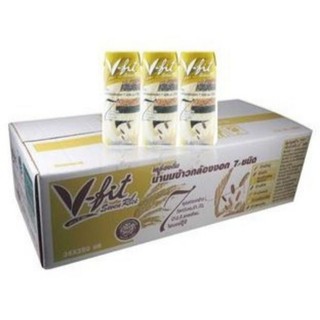 วีฟิท เครื่องดื่ม น้ำนมข้าวกล้องงอก 7 ชนิด ขนาด 250 มล. ยกลัง 36 กล่อง V-fit/ Seven Rice