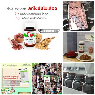 lochole อาหารเสริม ลดไขมันในเลือด ลดคอเรสเตอรอล ลดไตรกลีเซอรไรด์ 60 แคปซูล