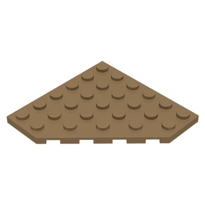ชิ้นส่วนเลโก้ Lego Part Wedge, Plate 6 x 6 Cut Corner (6106) ราคา/ชิ้น