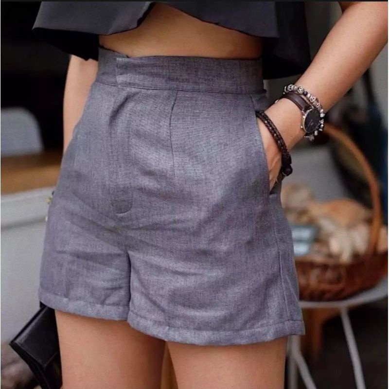 loonny store กางเกงขาสั้น/กางเองเอวสูง/กางเกงผ้า #coco shorts