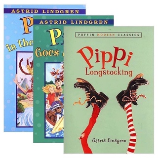 วรรณกรรมเยาวชน ภาษาอังกฤษ เรื่อง Pippi Longstocking เซต 3 เล่ม