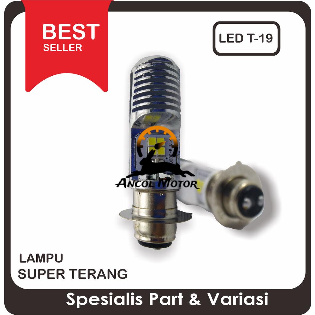 T19 Led M5 ไฟหน้ารถจักรยานยนต์ H6 6000k สีขาว K1 12v PnP Hi Low