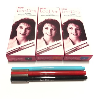 ปากกาตัดเส้น leePen 0.2 mm ดำ/น้ำเงิน/แดง