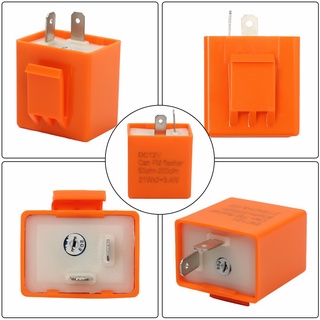รีเลย์ควบคุมสัญญาณไฟเลี้ยว 12V 2 Pin Led สําหรับรถจักรยานยนต์