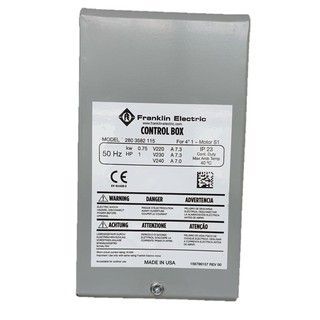 กล่องสวิทซ์คอนโทรล ปั๊มน้ำ  FRANKLIN  แฟรงคลิน 1HP  220V  50HZ  รุ่น 2803582115