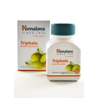 Himalaya Triphala 60 เม็ด ช่วย detox ล้างสารพิษในลำไส้ ลดอาการท้องผูก EXP/หมดอายุ 03/2024