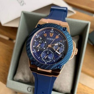 Guess Watch​ เกรสน้ำเงิน หน้าเคปล่าชายตัวขายดี