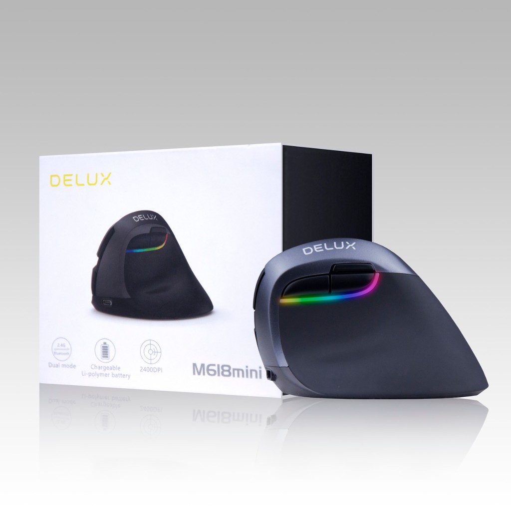 Delux M618 เมาส์ ขนาดเล็ก - prismacomp.th - ThaiPick