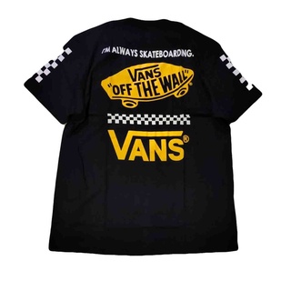 คอตต้อนคอกลม♀♨┋เสื้อยืด Vans off the wall เสื้อสตรีท Vans off the wall T shirtS-5XL