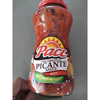 Pace Picante Sauce Hotซอสมะเขือเทศ ผสม พริกจาลาปิโน ชนิดเผ็ด 454g ราคาพิเศษ