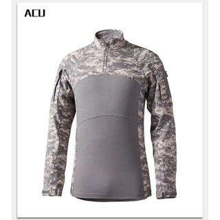 เสื้อแขนยาวTactical เกรดพรีเมี่ยม (ลายACU)