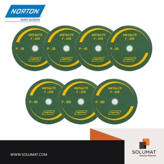 กระดาษทรายกลม NORTON F-226 (P24-P120)