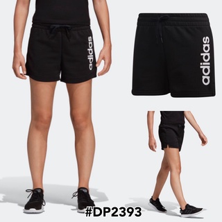 ADIDAS กางเกงขาสั้น Essentials Linear Logo Shorts ผู้หญิง สีดำ (DP2393) ของแท้💯%