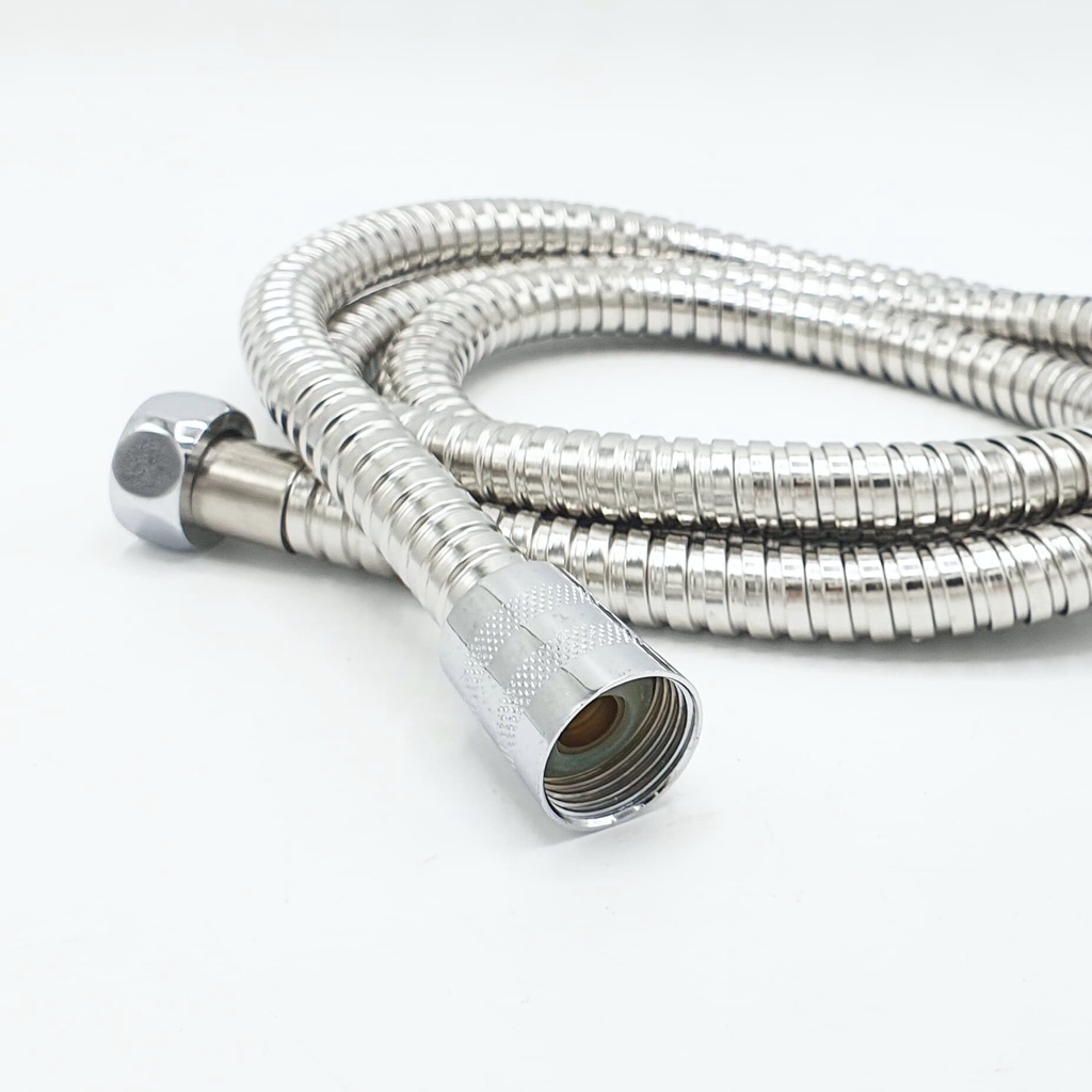 สายฝักบัว อาบน้ำ ขนาด 1.5 เมตร สายสแตนเลส Stainless shower hose ราคา ถูกที่สุด ดีลบีเคเค แกลเลอรีภาพที่ 3