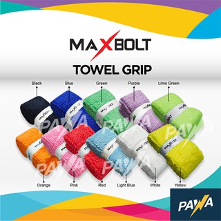 Maxbolt Badminton Towel Grip 100% Hi-Soft Cotton (ราคา 1 ชิ้…