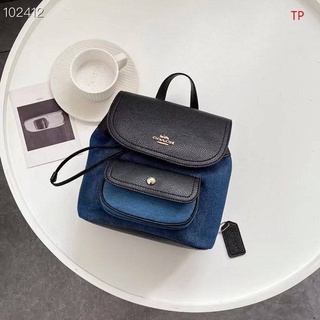 พร้อมส่งทันทีCoach​ Backpack​กระเป๋าเป้สะพายหลัง งานไฮเอนด์ ขนาด 8 นิ้ว