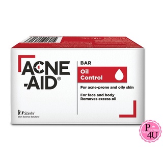 Acne Aid Bar สบู่ ทำความสะอาดผิวหน้าและผิวกาย สำหรับผิวมัน ลดการอุดตัน ขนาด 100 g