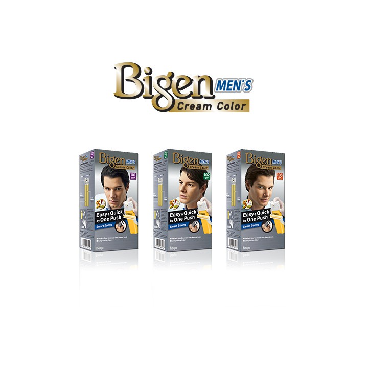 💎❈♀Bigen Men's บีเง็น เมนส์ ครีม คัลเลอร์ Bigen Men's Cream Color ยาย้อมผม สีย้อมผม ครีมย้อมผม สีผม ปิดผมขาว ย้อมผมเอง