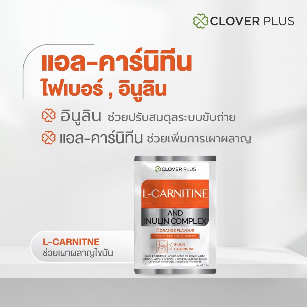 L-CARNITINE AND INULIN COMPLEX Orange Flavour สารสกัดจากพริก (ดีท็อกซ์ ...