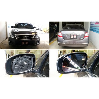 เลนส์กระจกมองข้าง สำหรับ NISSAN TEANA J32 ปี 09-13 ( นิสสัน เทียน่า ) กระจกไม่หลอกตา