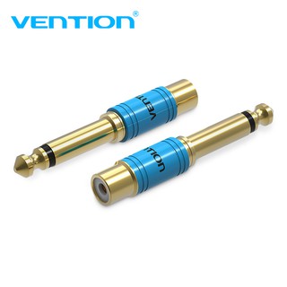 Vention Mono RCA to 6.35mm 6.5mm 1/4 Male to Rca Female Stereo Audio Connector Adapter Jack VDD-C03