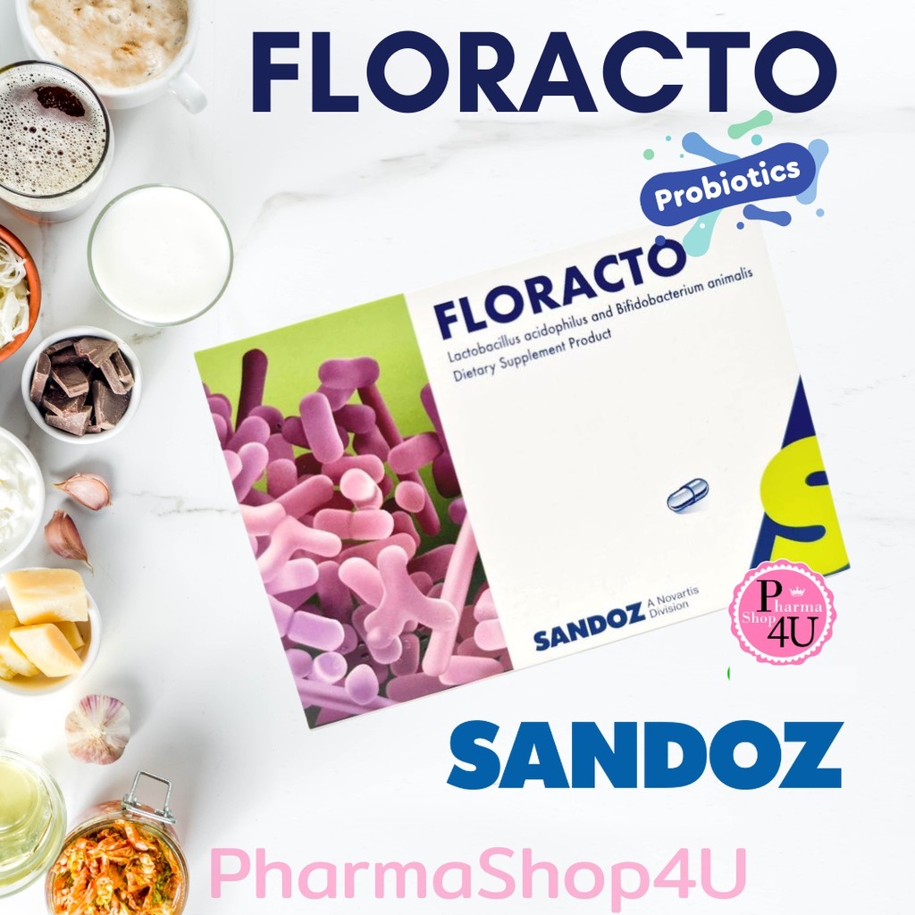 Floracto Probiotics 14 Capsules ฟลอแรคโต โปรไบโอติก Probiotic | Shopee  Thailand