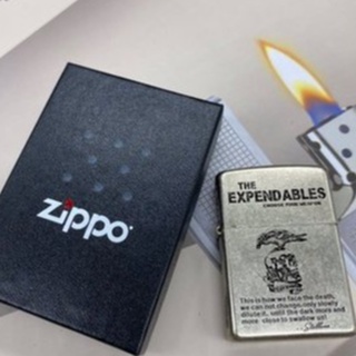 ไฟแช็ค Zippo กันลมกันน้ำไฟแช็กน้ำมันก๊าด