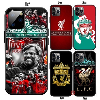 Ar77 เคสโทรศัพท์มือถือแบบนิ่ม ลาย Liverpool FC สําหรับ iPhone 13 12 Pro Max Mini XS Max X