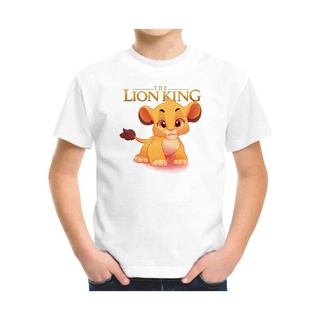 เสื้อยืด พิมพ์ลายการ์ตูน The Lion King น่ารัก สําหรับเด็ก