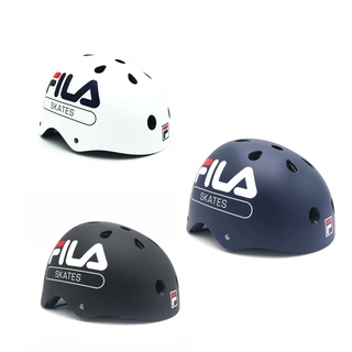 Fila Collection หมวกสเก็ตฟีล่า หมวกสเก็ตฟีล่าสำหรับป้องกัน สีขาว/คราม/ดำ Helmet WHITE/BLUE/BLACK (1,850)