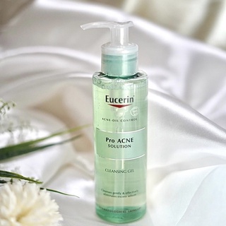 Eucerin Pro Acne Solution Acne Oil Control Cleansing Gel 400ml&amp;200ml เจลล้างหน้า สิว ผิวมัน