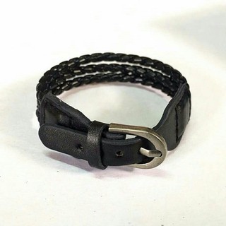 nn_braceletสายรัดข้อมือ RASTACLAT รหัส 084 กำไลหนังสไตล์หัวเข็มขัด มีสามสีนะคะ ดำ น้ำตาลเข้ม