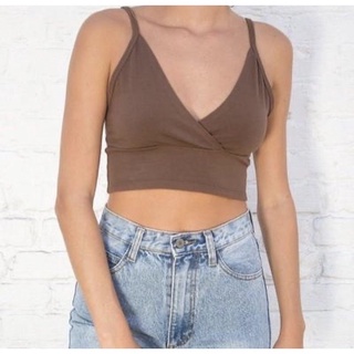 พร้อมส่ง Brandy Melville แบรนดี้ เมลวิล Amara Tank Brown