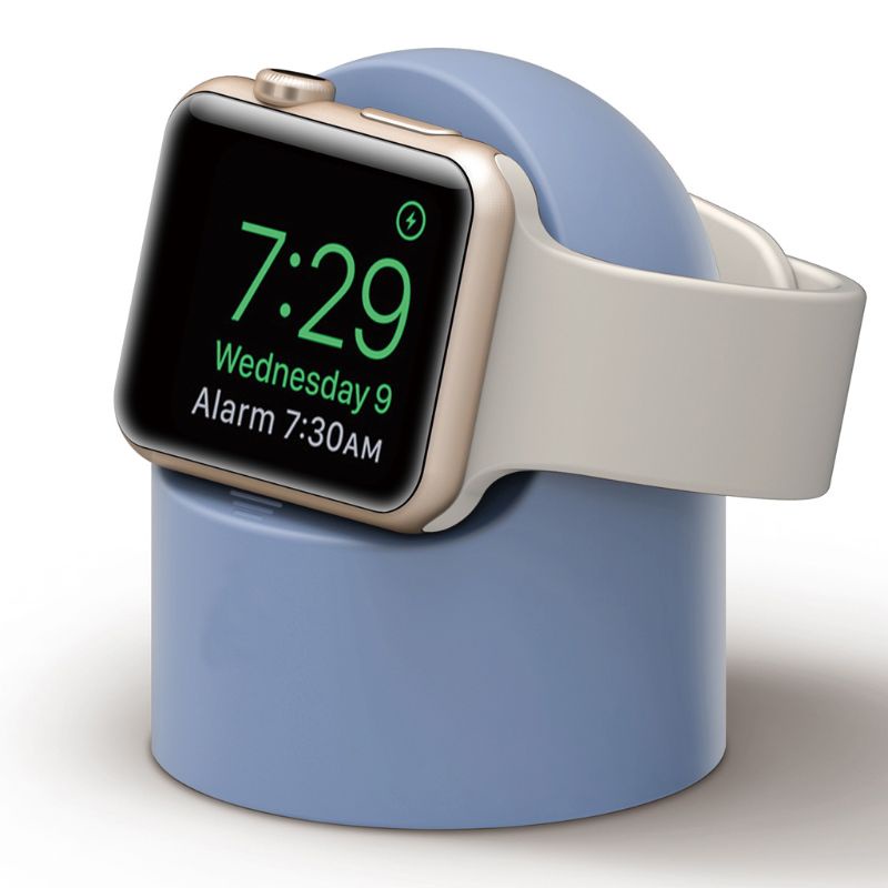 สายนาฬิกา applewatch แท่นชาร์จสำหรับ Apple Watch ขาตั้ง iWatch series 9 8 7 6 5 SE  4 3 2 1 Apple Watch Ultra 49 มม. 40 มม. 44 มม. 41 มม. 45 มม. 38มม. 42มม. station holder black