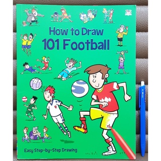 How to draw 101 football easy step-by-step drawing