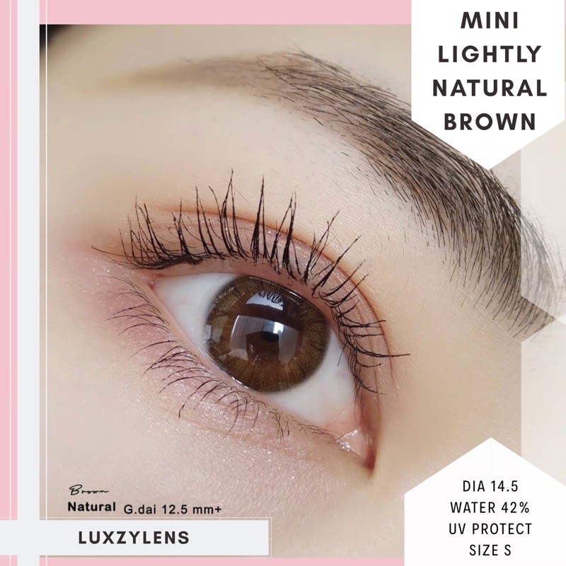 Mini Lightly Natural Brown ค่าสายตา 0.00-750