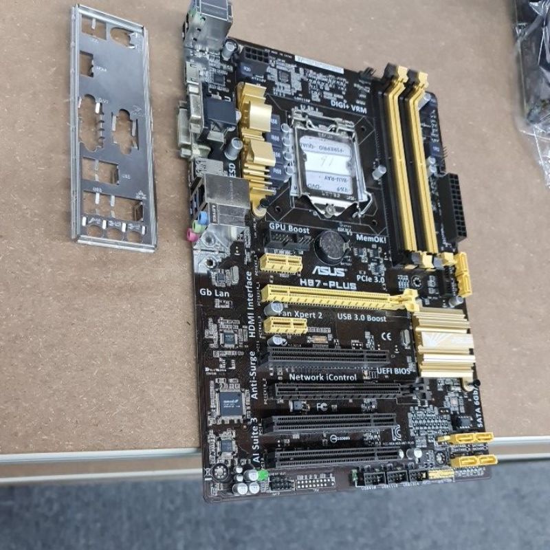 เมนบอร์ดมือสอง Asus H87 Plus