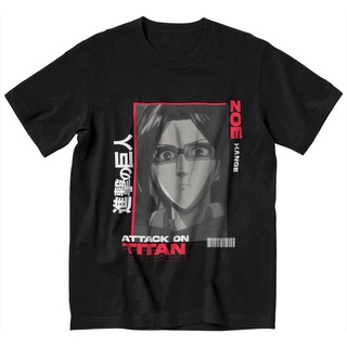 [COD]เสื้อยืดแขนสั้น ผ้าฝ้าย พิมพ์ลายอนิเมะ Shingeki No Kyojin Attack On Titan สไตล์คลาสสิก สําหรับผู้ชาย