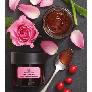 พร้อมส่ง THE BODY SHOP BRITISH ROSE FRESH PLUMPING MASK 75ml