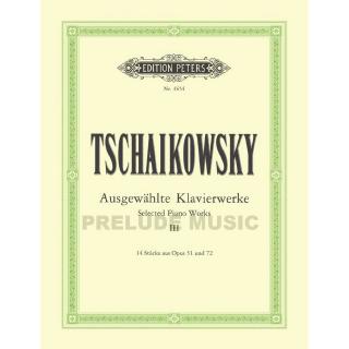 (โค้ดINCSM2Lลด70฿) Tchaikovsky Selected Piano Works Vol. 3